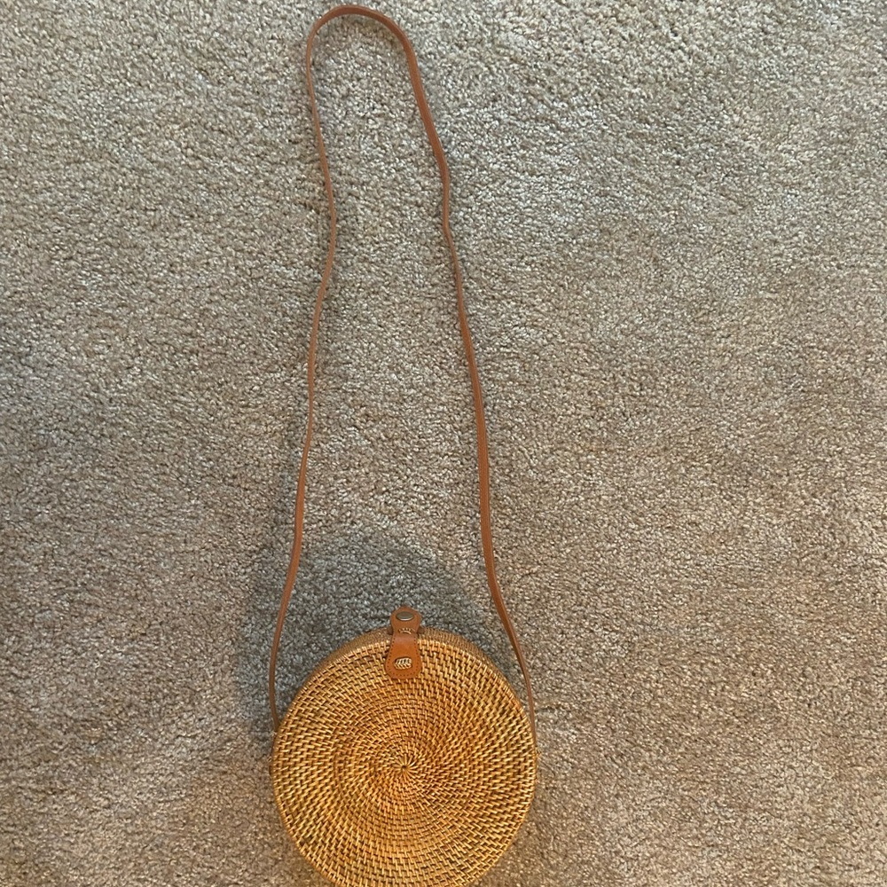 Round Rattan Purse - image 4